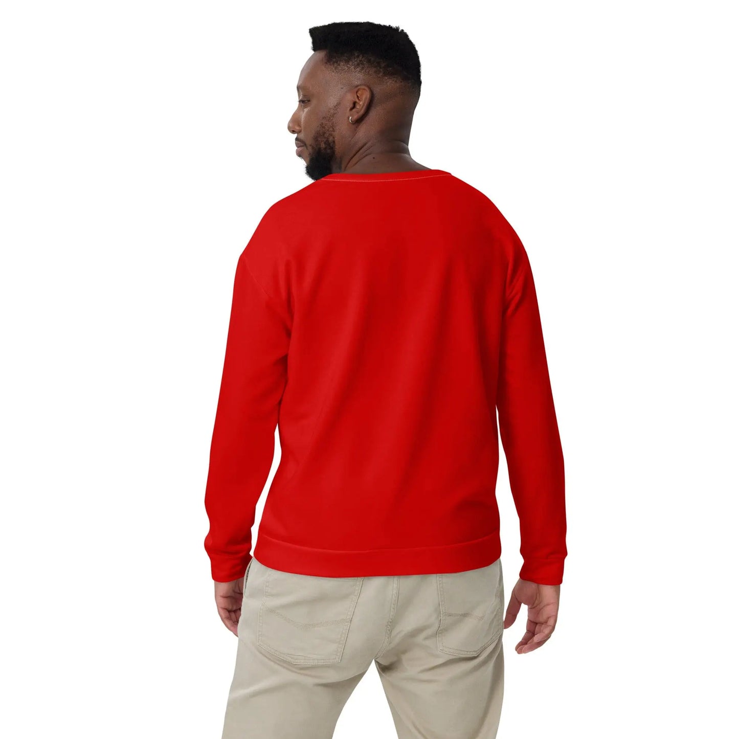 Graphic Sweatshirt for Men - Red