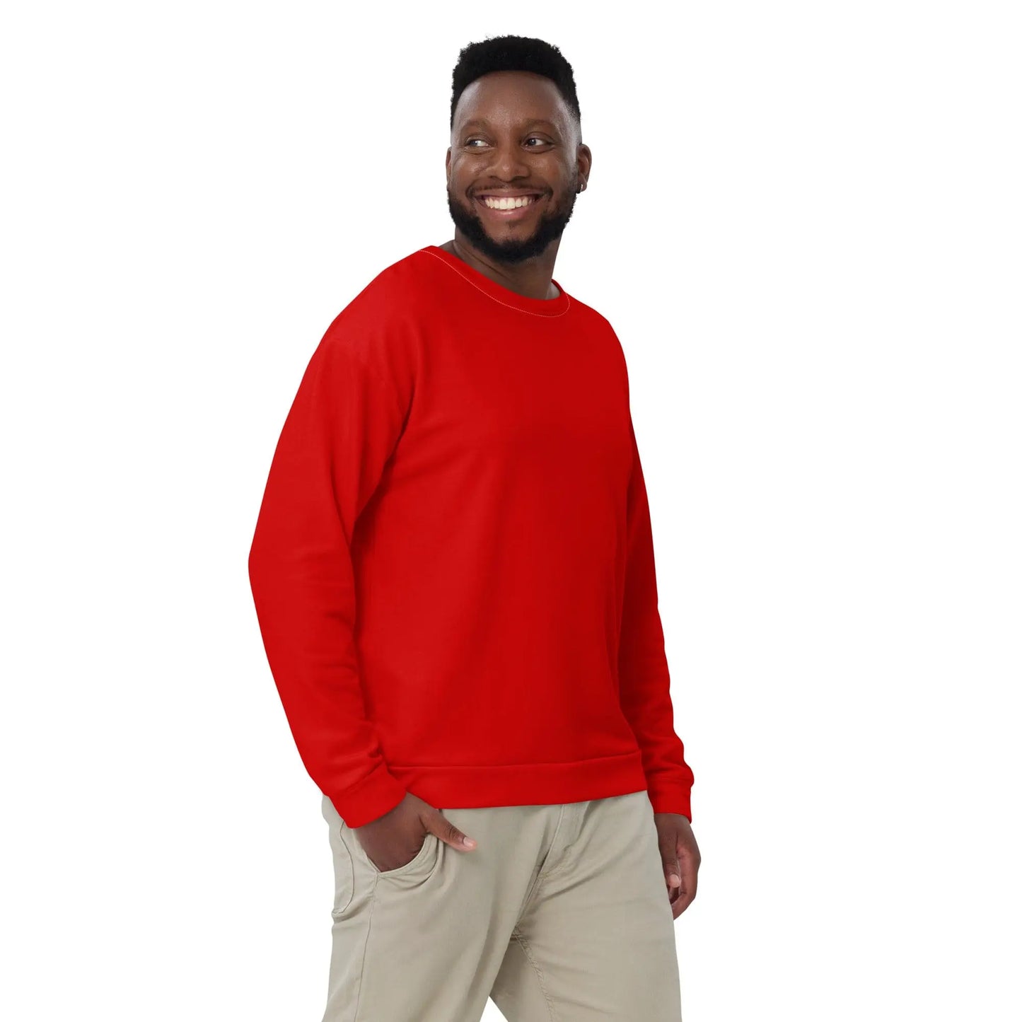 Graphic Sweatshirt for Men - Red