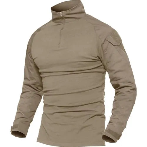 Men Military Tactical T-shirt Long Sleeve SWAT Soldiers Combat T Shirt Airsoft Clothes Man's US Army Shirts No Pads
