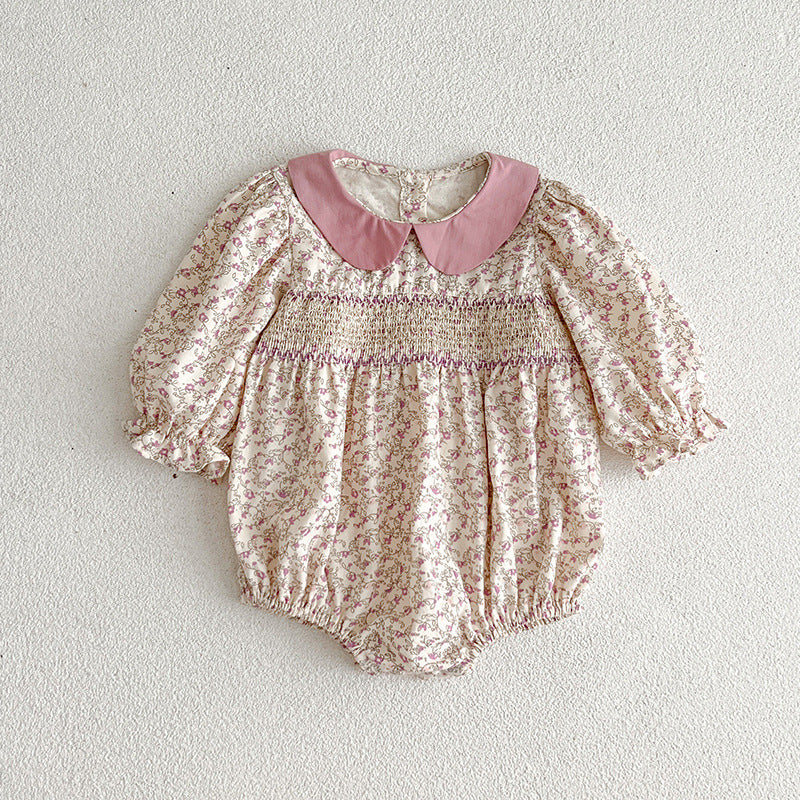 Autumn Floral Graphic Sister Clothes Dress & Onesies