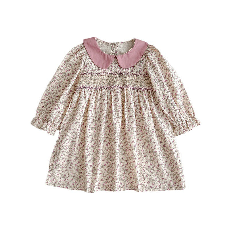 Autumn Floral Graphic Sister Clothes Dress & Onesies