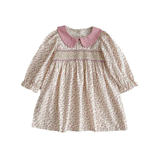 Autumn Floral Graphic Sister Clothes Dress & Onesies